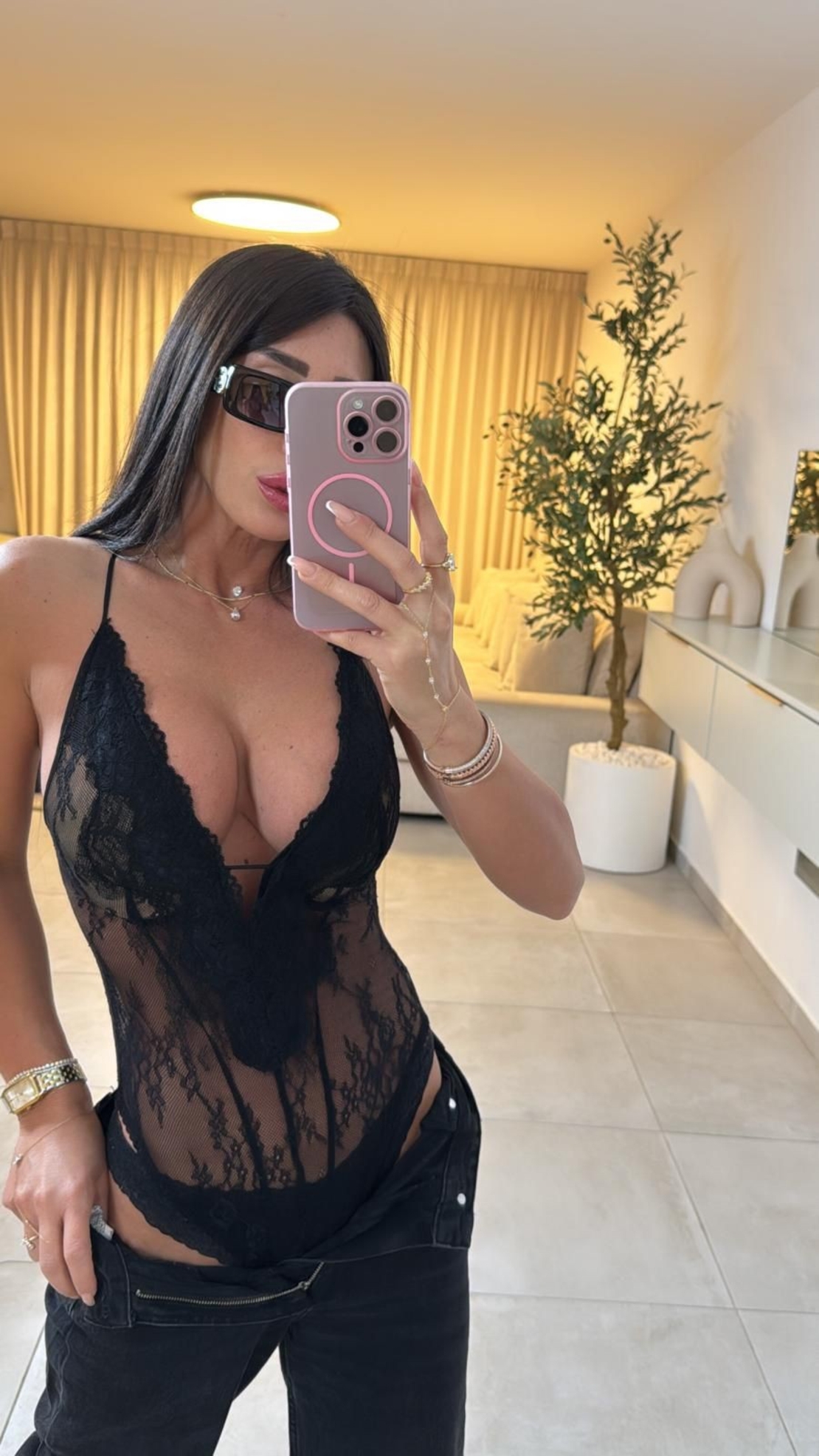 בגד גוף טל שילוב תחרה