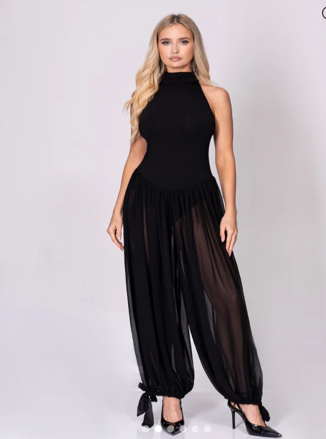 אוברול ליטל שקוף ברגלים