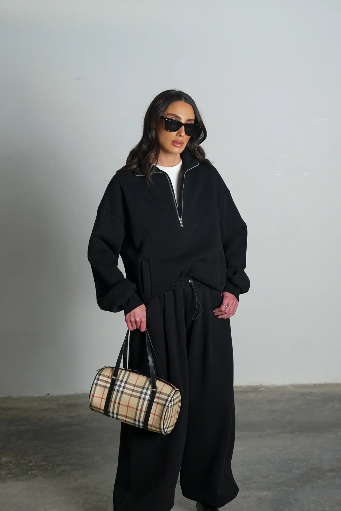 חליפת מריבלה - שחור