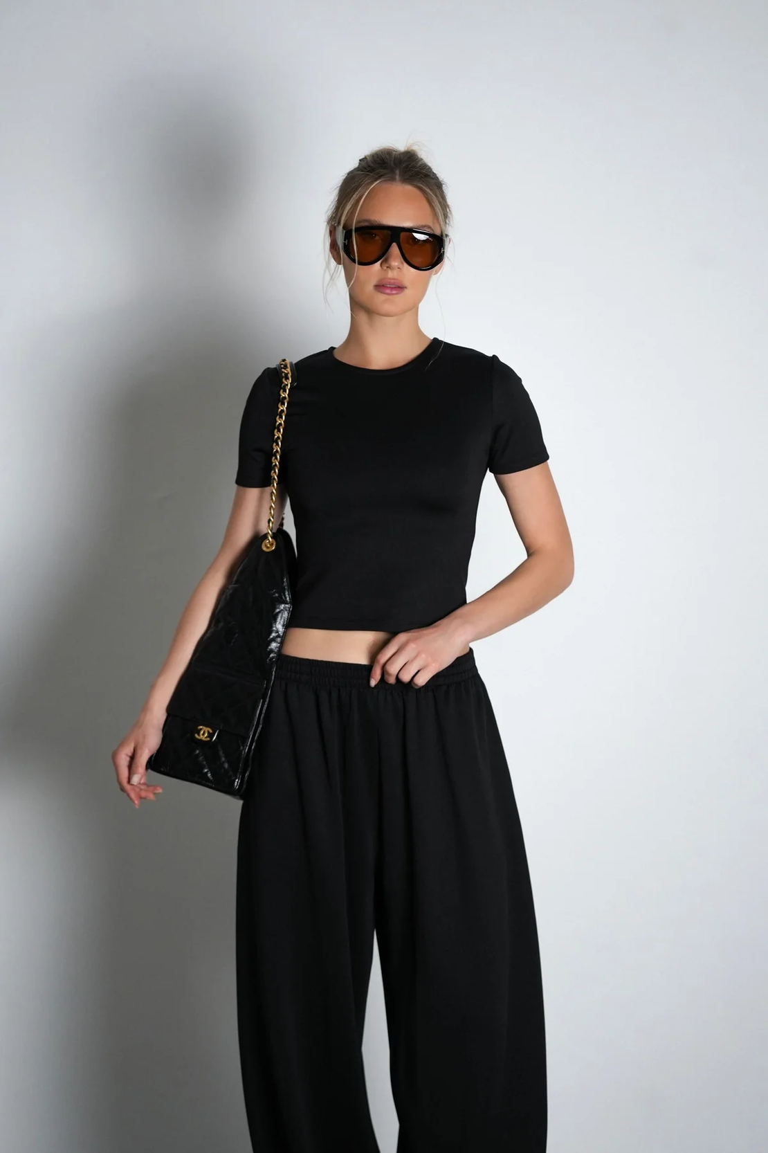 חליפת סופט - שחור