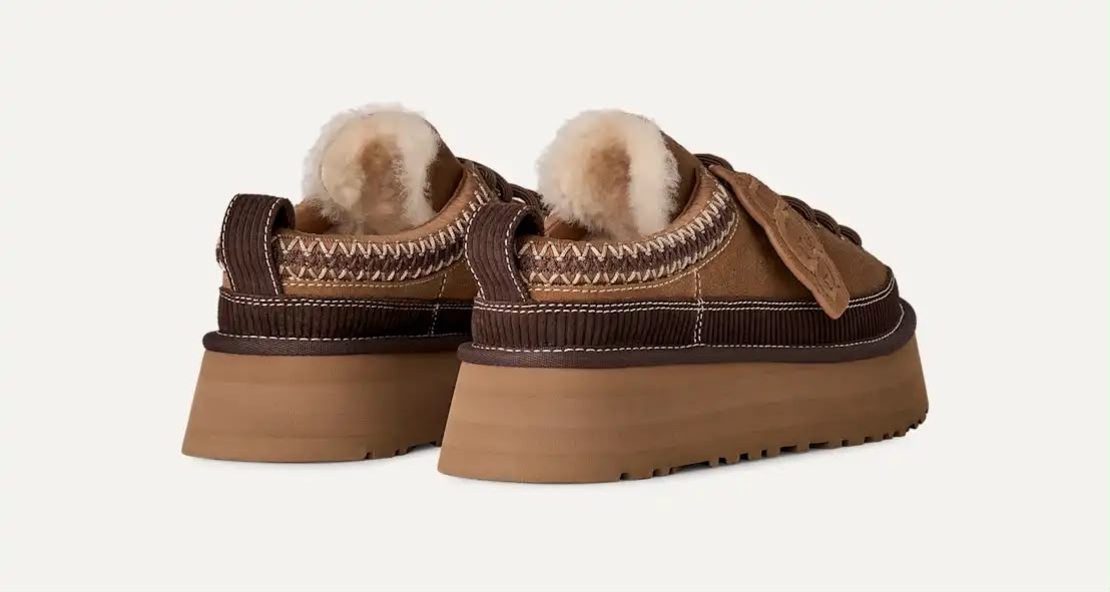 Heritage lace up slipper - כאמל