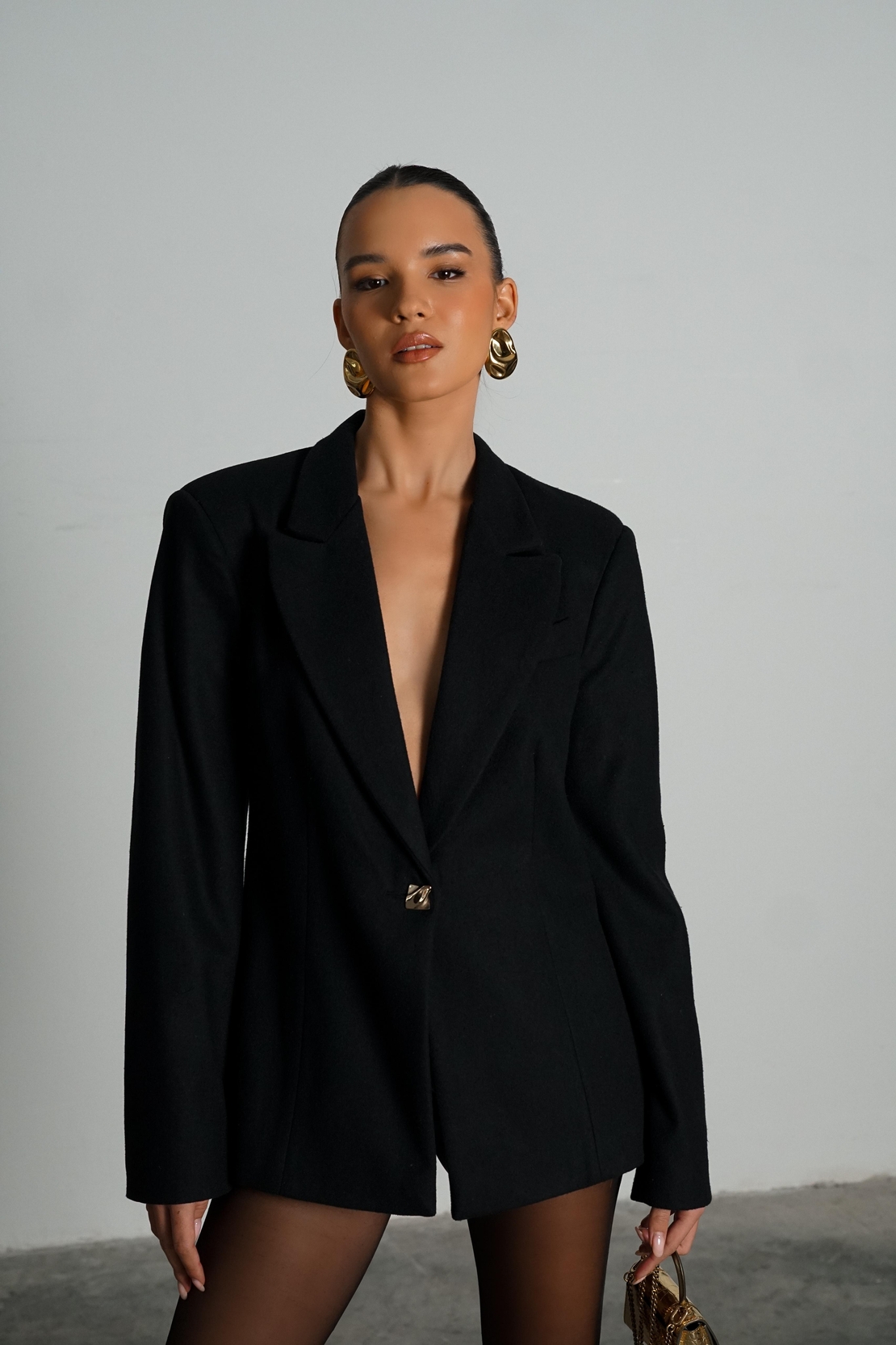 ג׳קט סבין - שחור