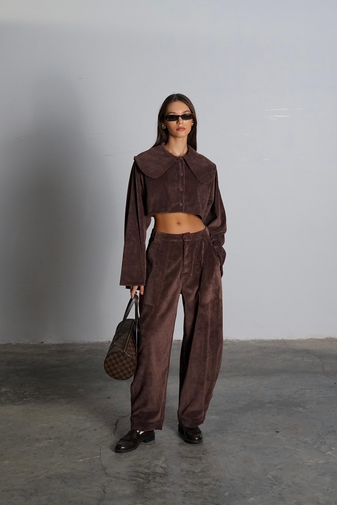 חליפת דראמר  - חום