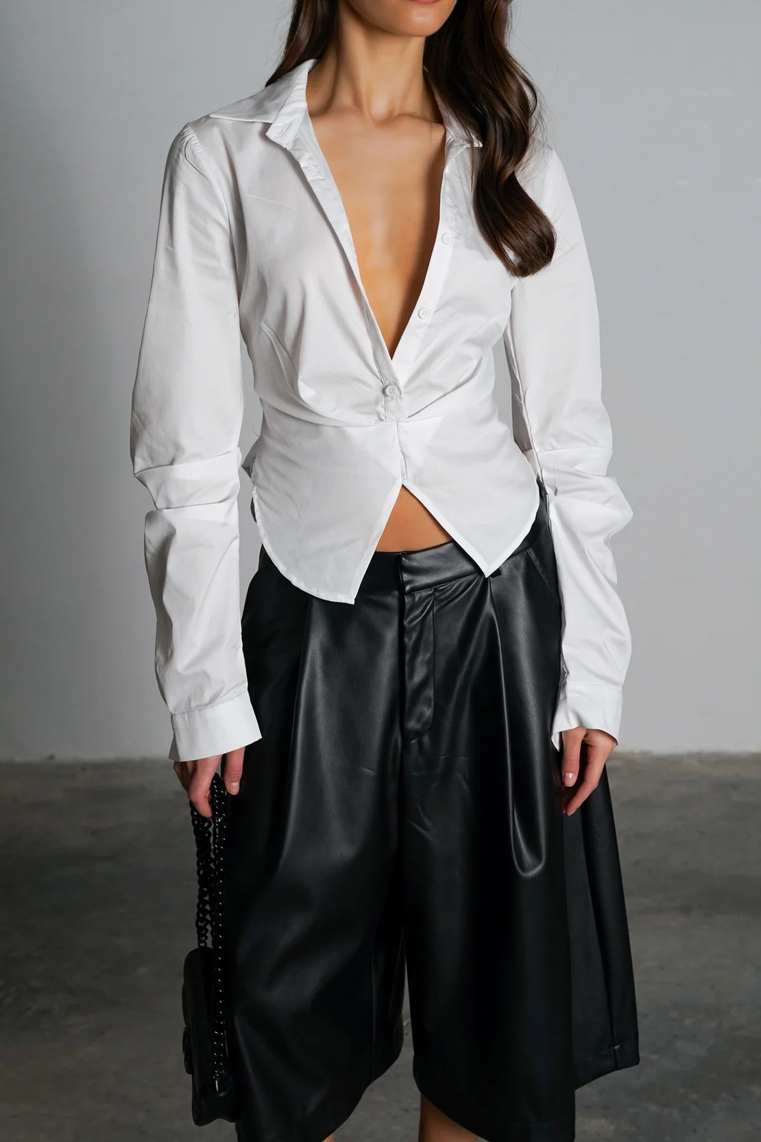 חולצת סאנסה - לבן