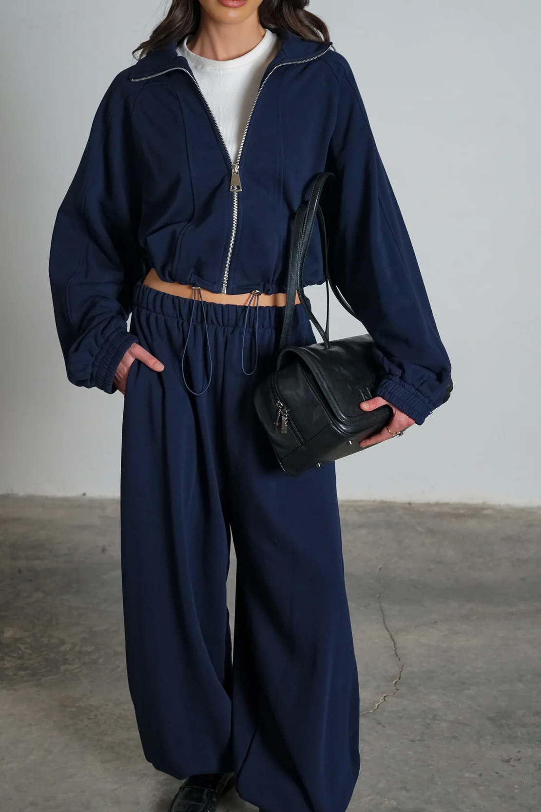 חליפת ריטרי- כחול נבי