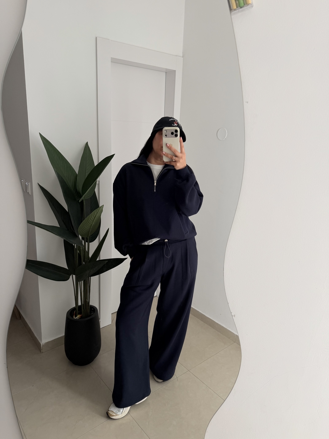 חליפת מריבלה - כחול נבי