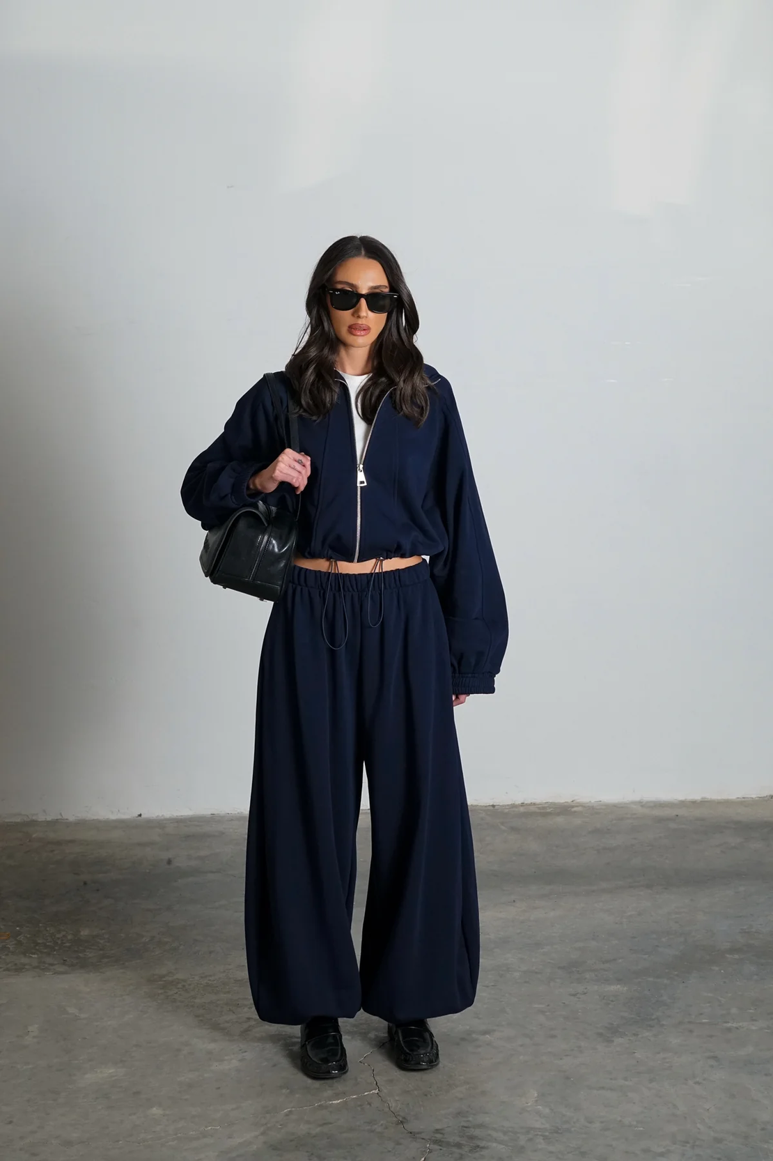 חליפת ריטרי- כחול נבי