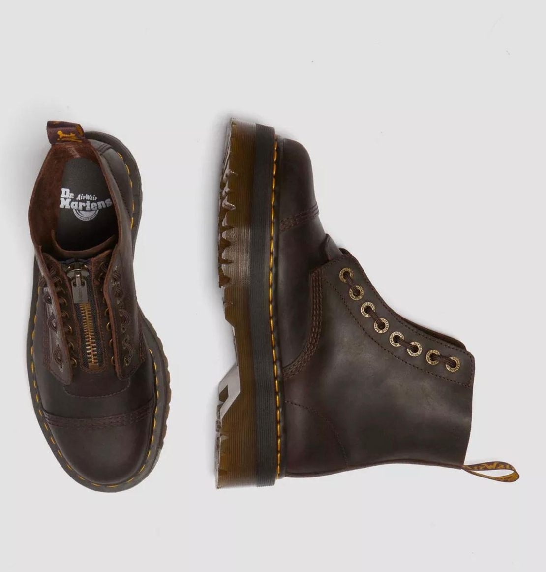Dr.martens סינקלייר ג׳ונגל- חום משומן