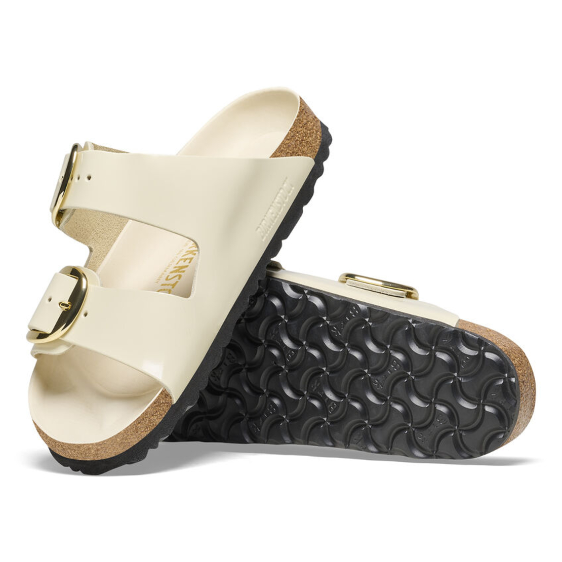 Arizona big buckle- shine ecru