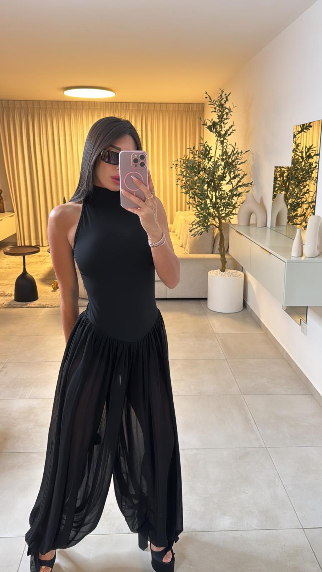 אוברול ליטל שקוף ברגלים