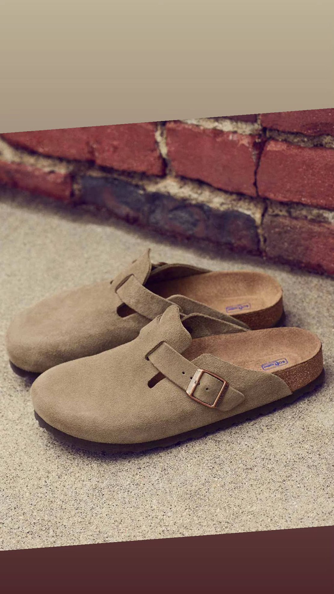 Birkenstock boston taupe