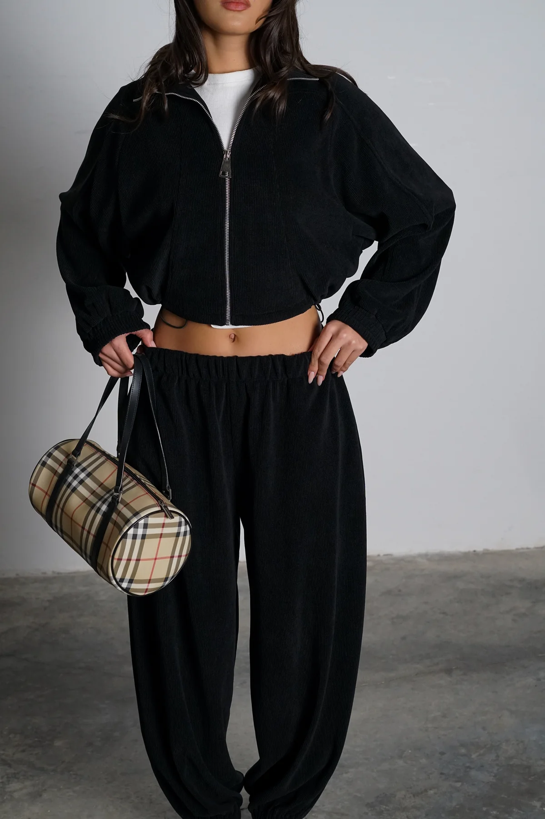 חליפת ריטרי קורדרוי- שחור