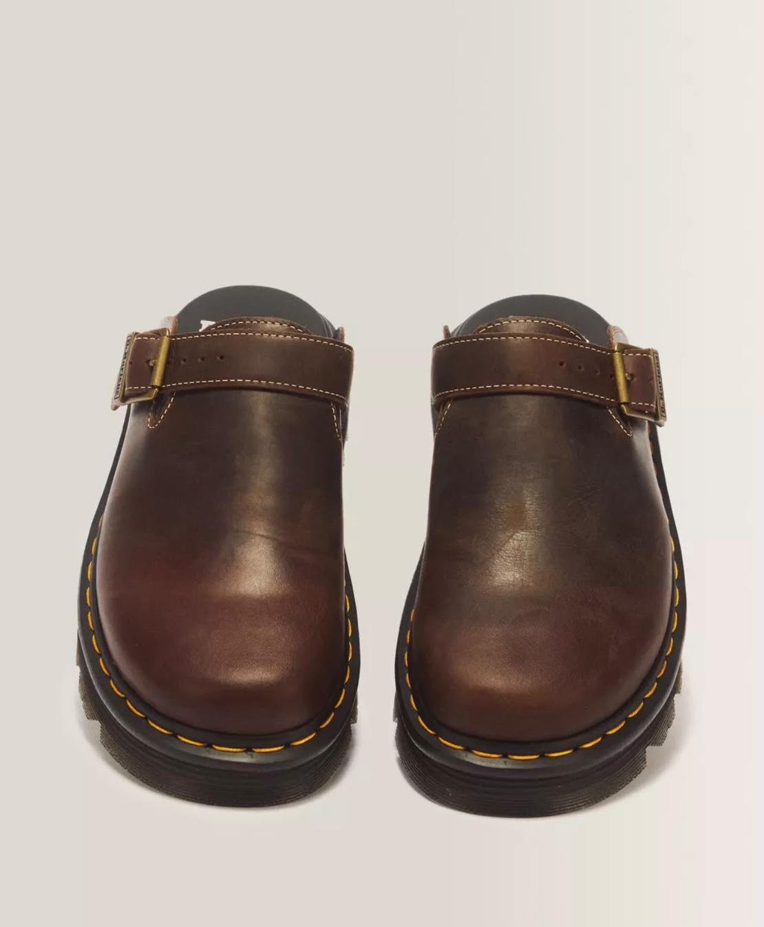 Zebzag mule- dark brown