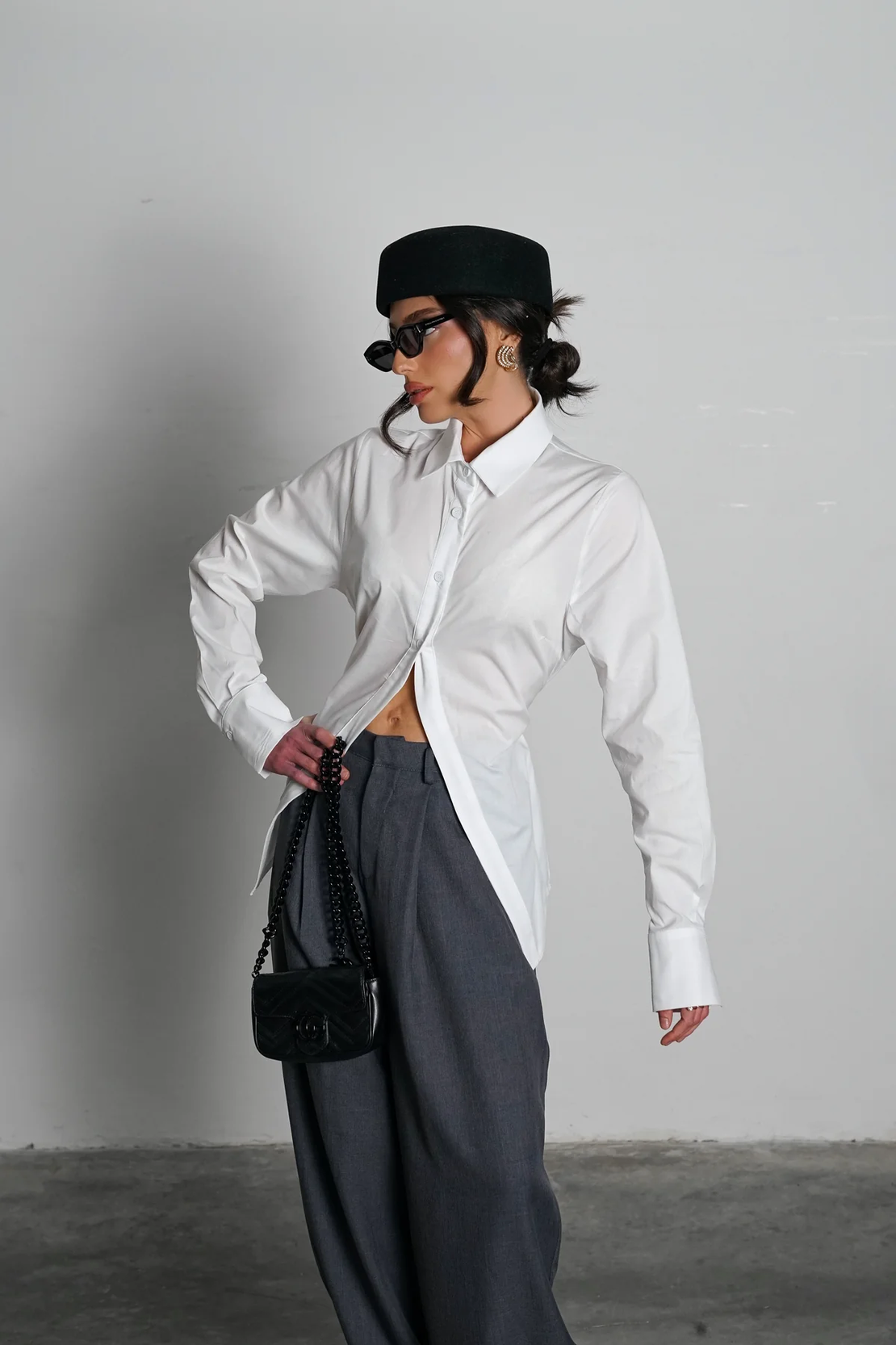 חולצת מידנייט- לבן