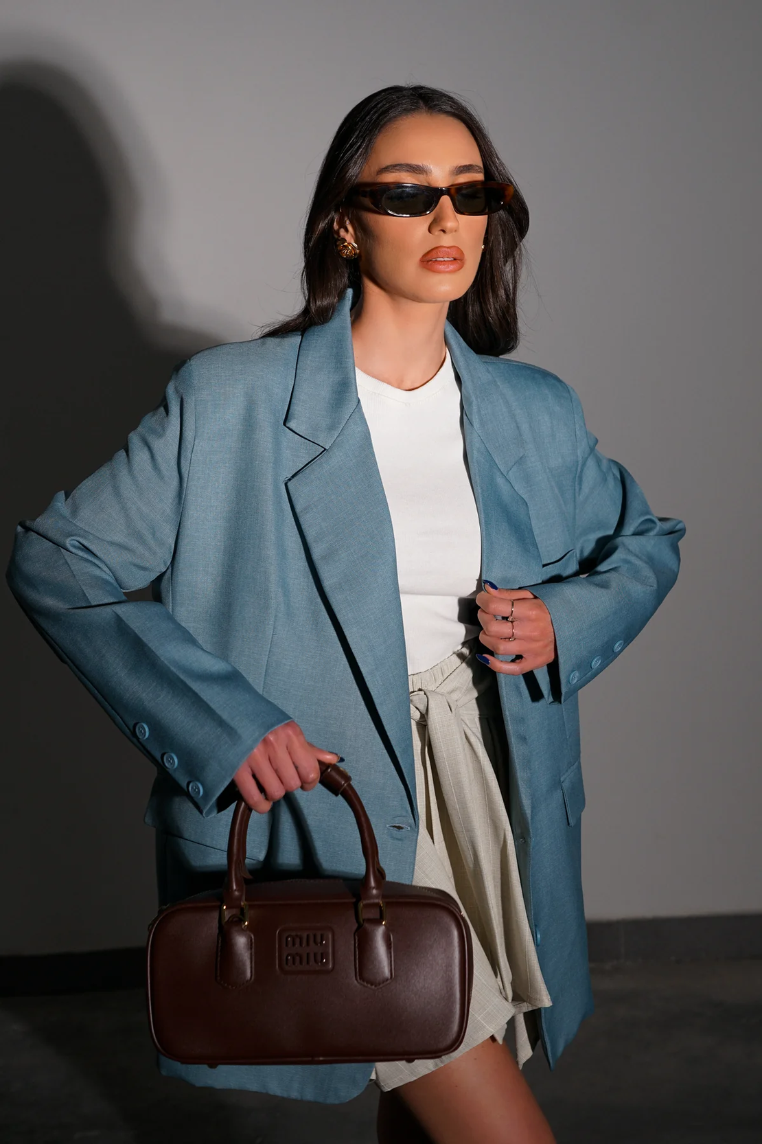 ג׳קט מיליה- כחול ג׳ינס