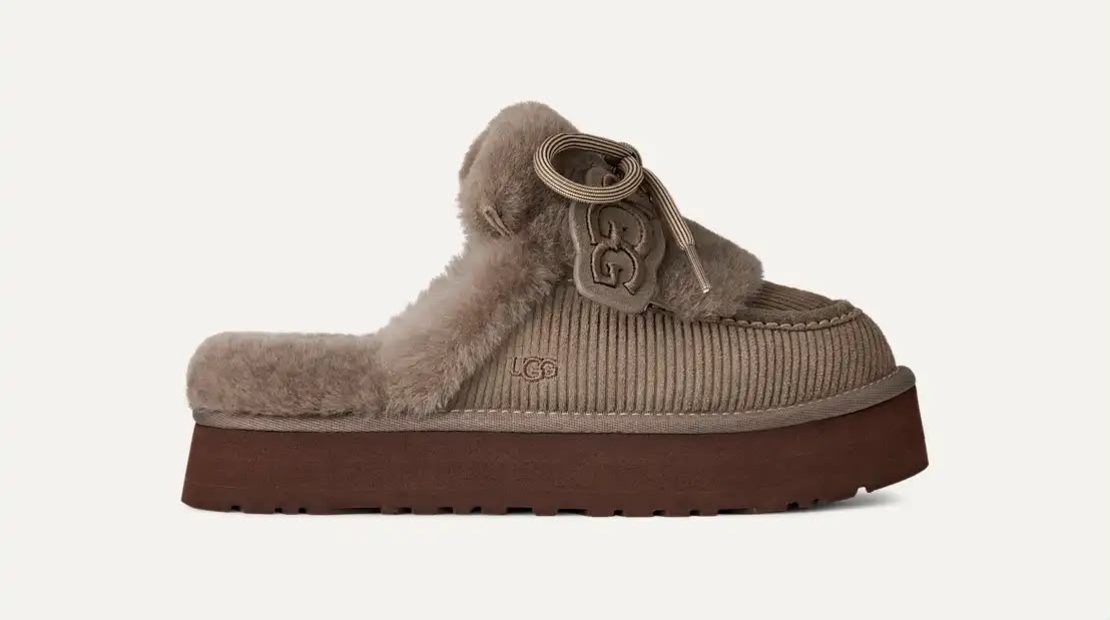 Disquette heritage -אפור חאקי - UGG