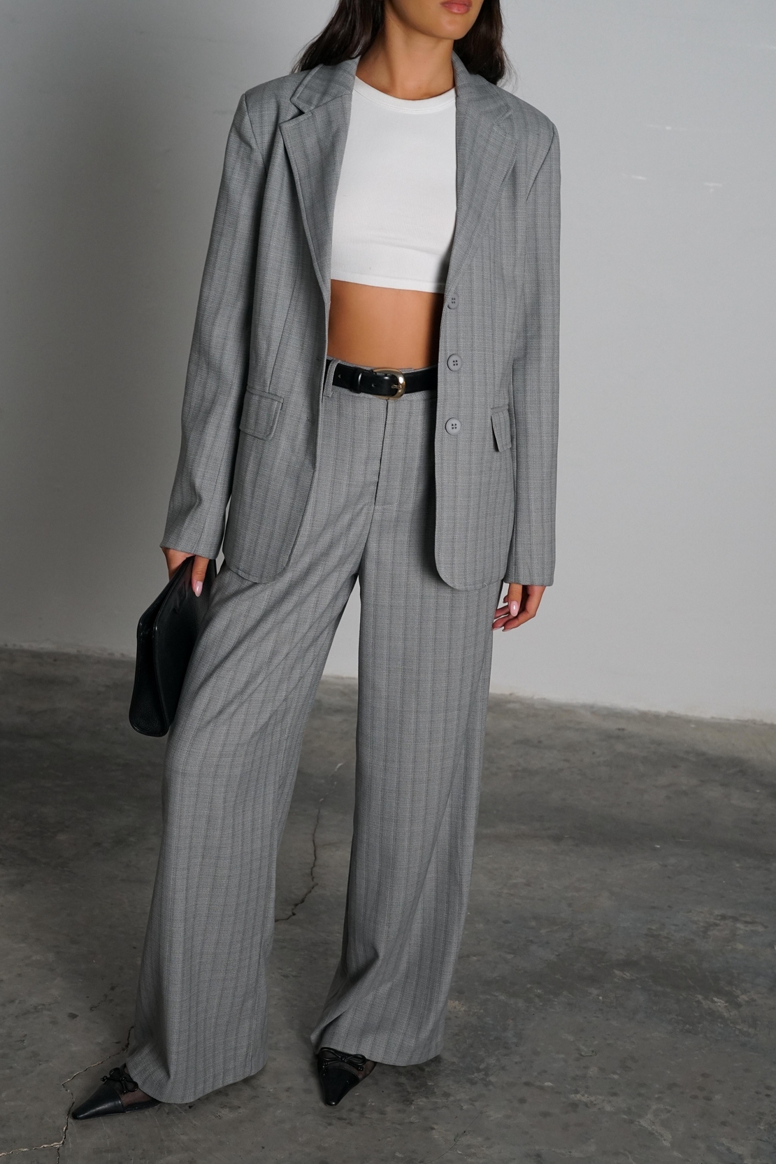 חליפת ארקאי- אפור בהיר