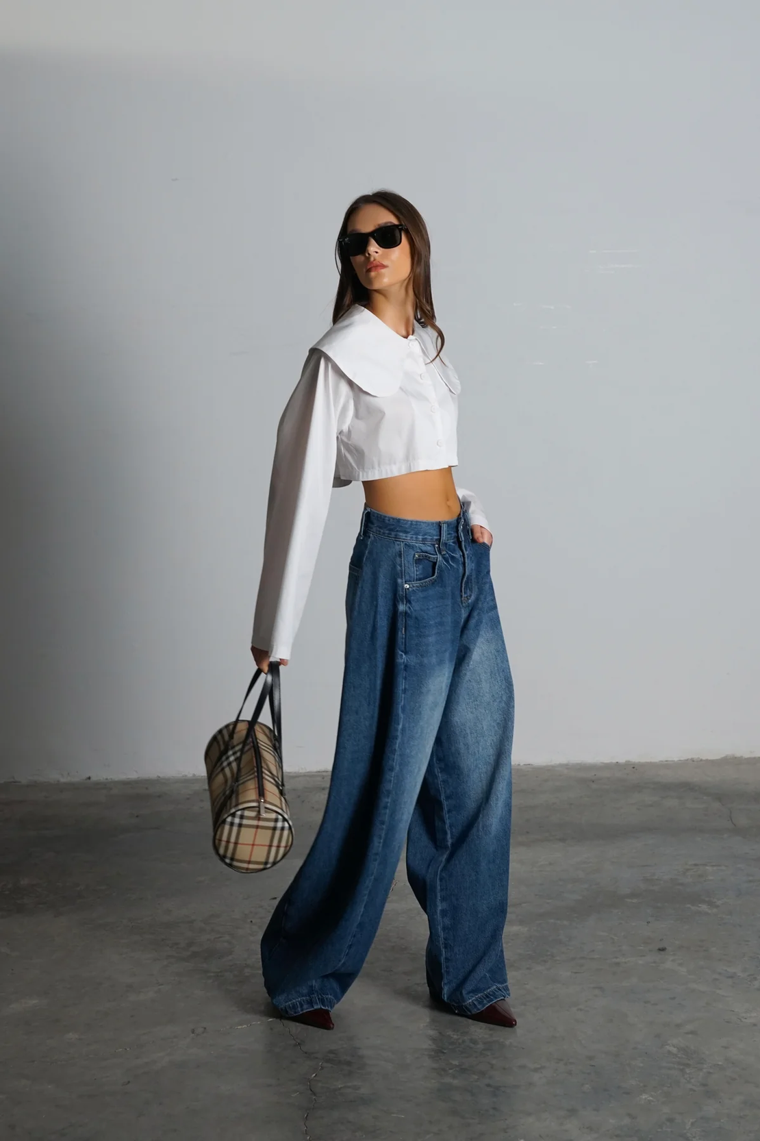 חולצת קרמברי-לבן