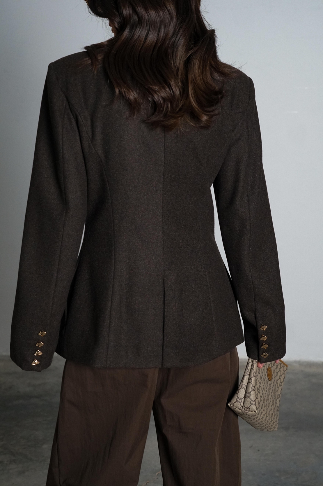 ג׳קט סבין - חום