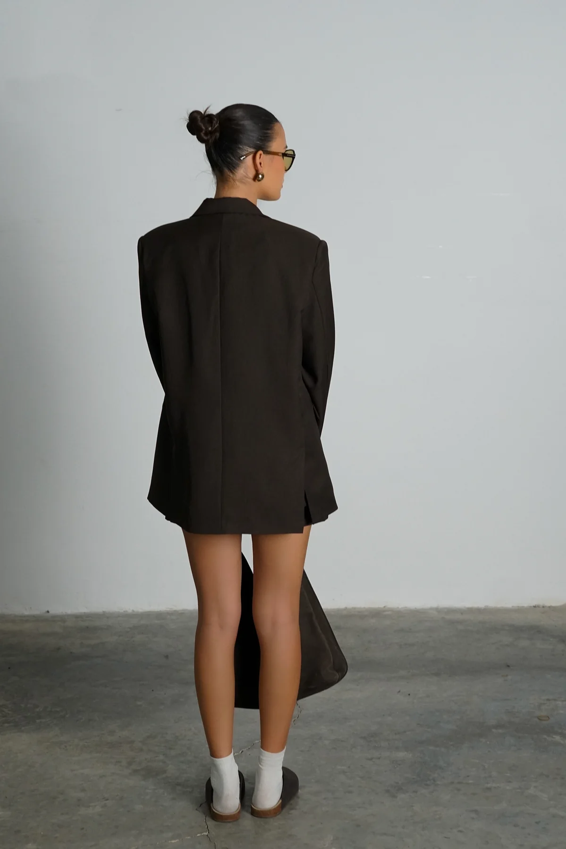 ג׳קט מיליה- חום כהה