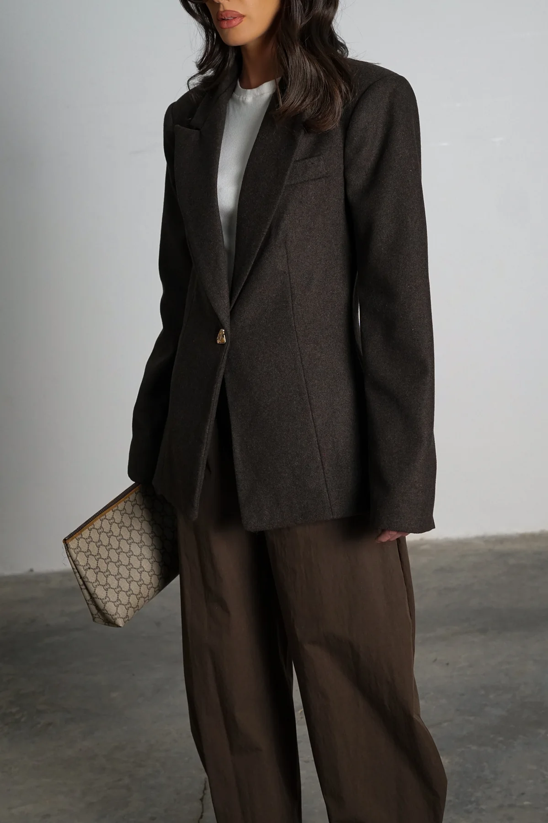 ג׳קט סבין - חום