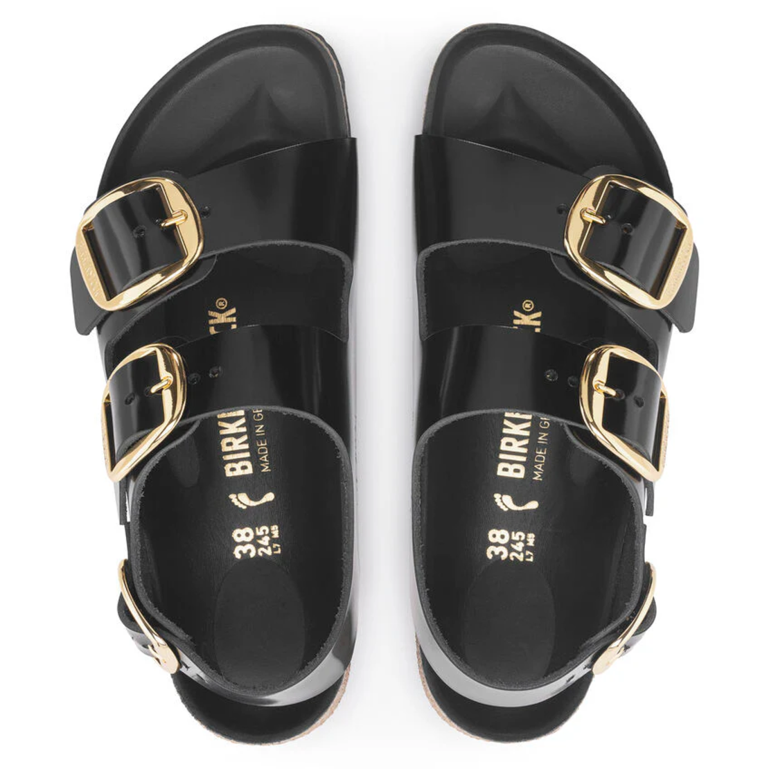 Milano big buckle- black