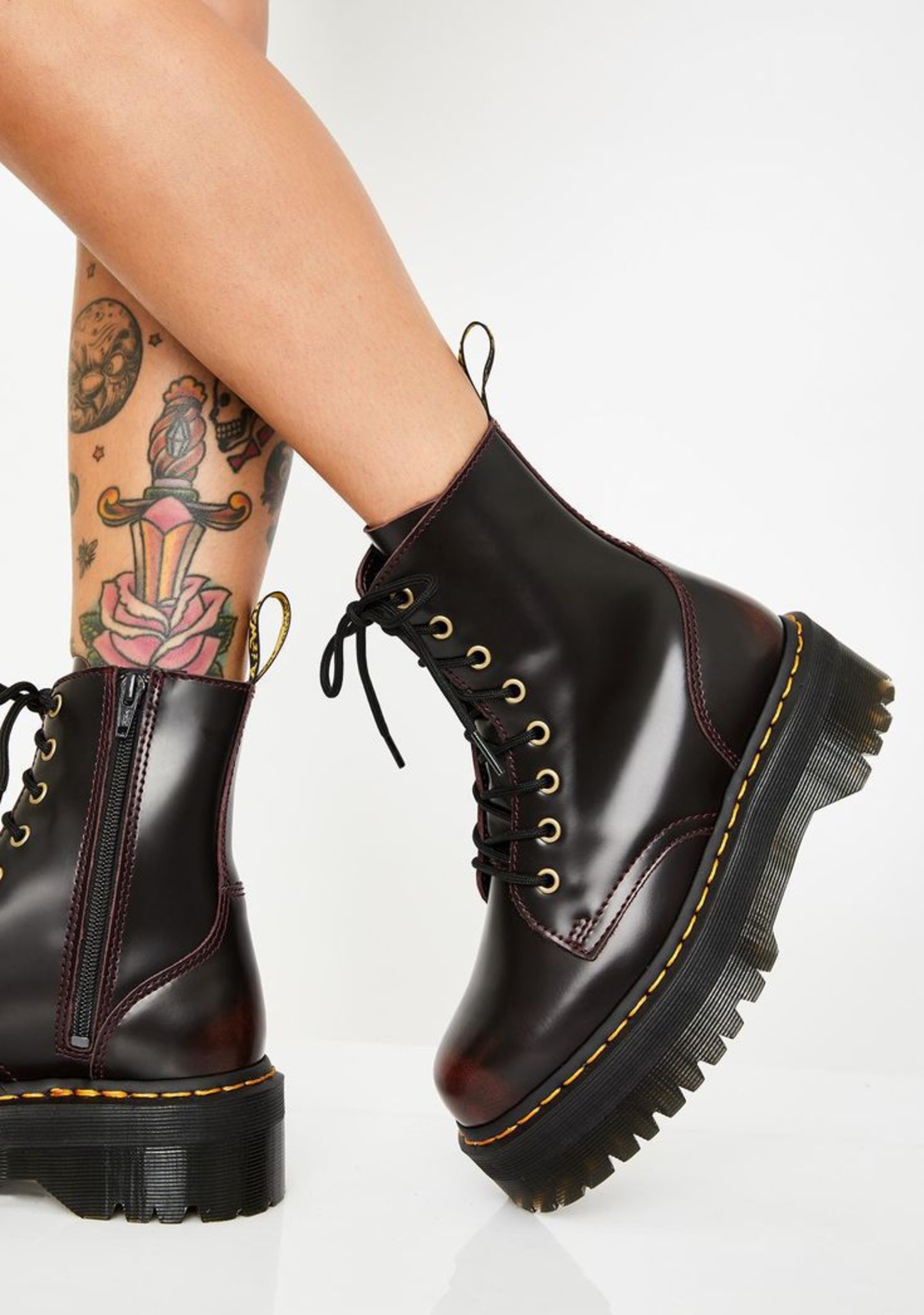 Dr .Martens ג'יידון פלטפורם דובדבן