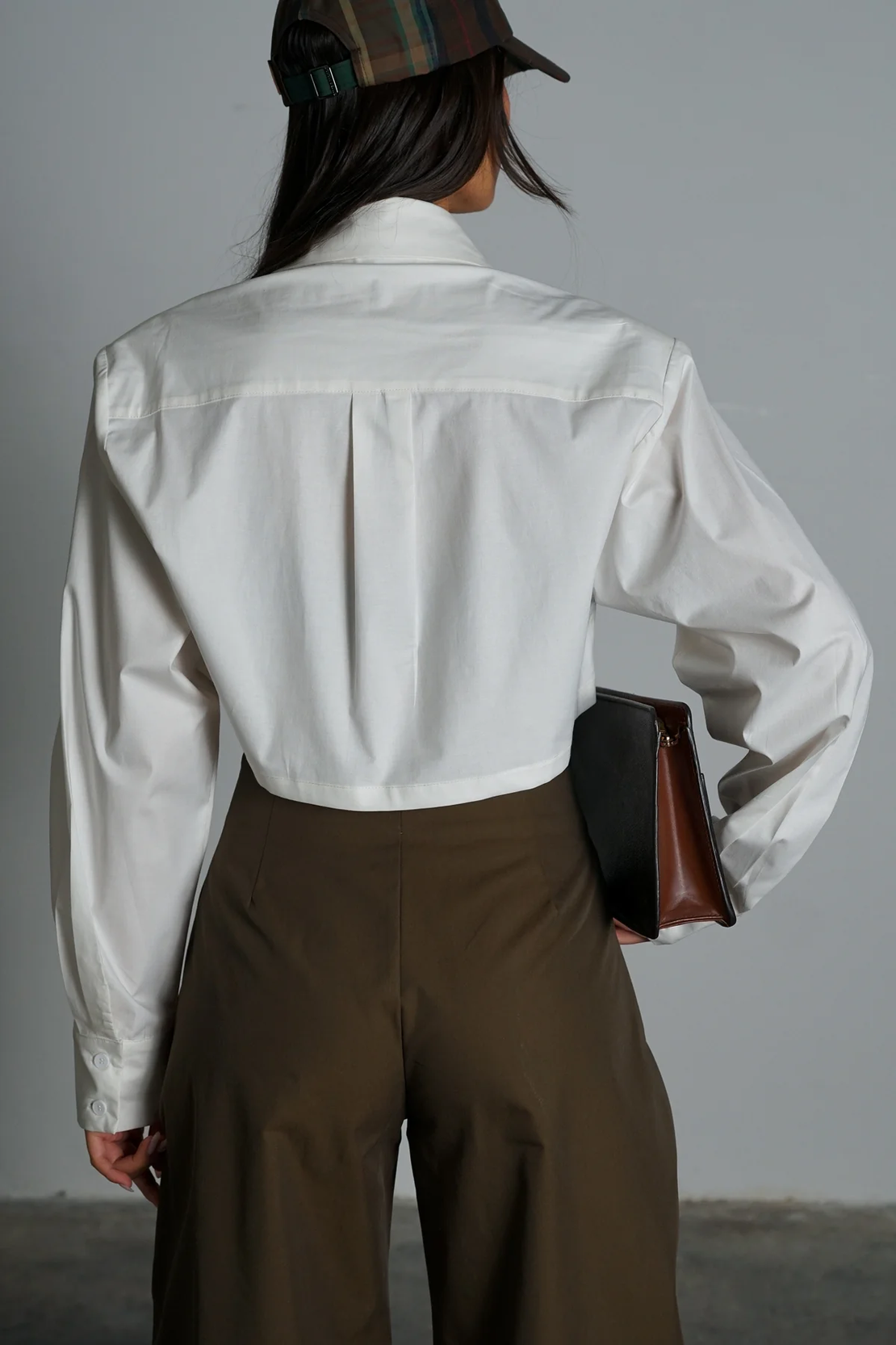 חולצת סטריפ - לבן