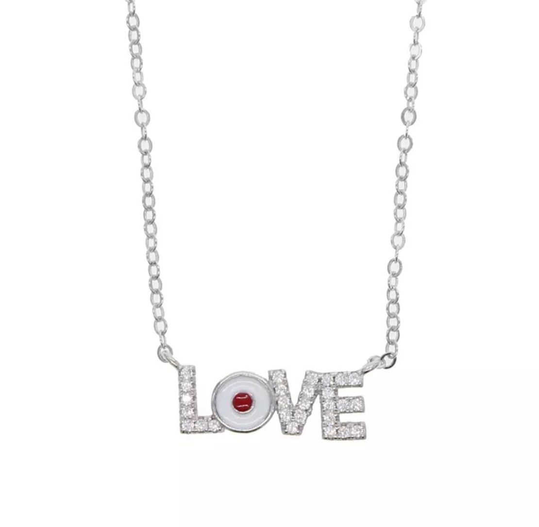 שרשרת כסף 925 - LOVE