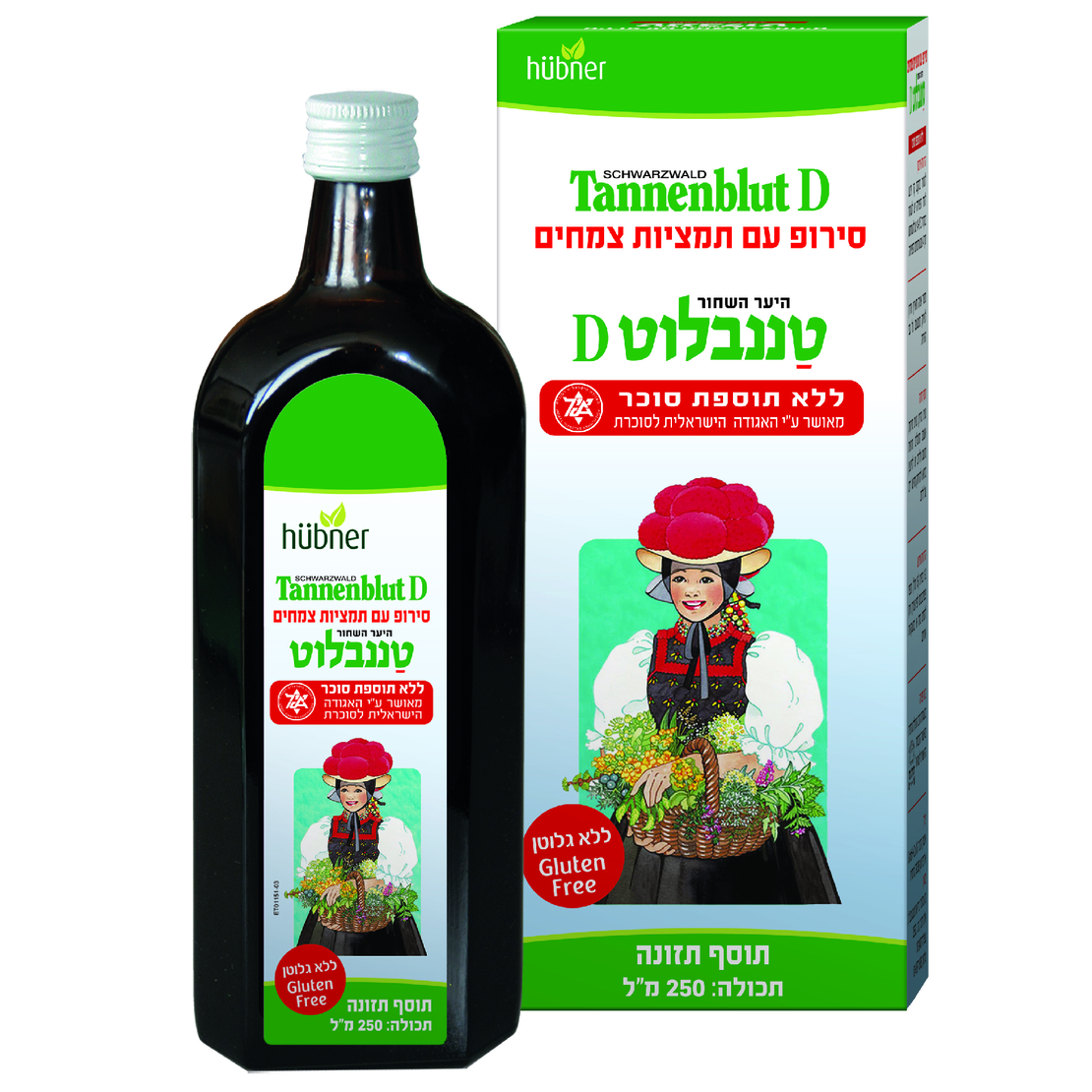 טננבלוט סירופ עם תמצית צמחים ללא תוספת סוכר
