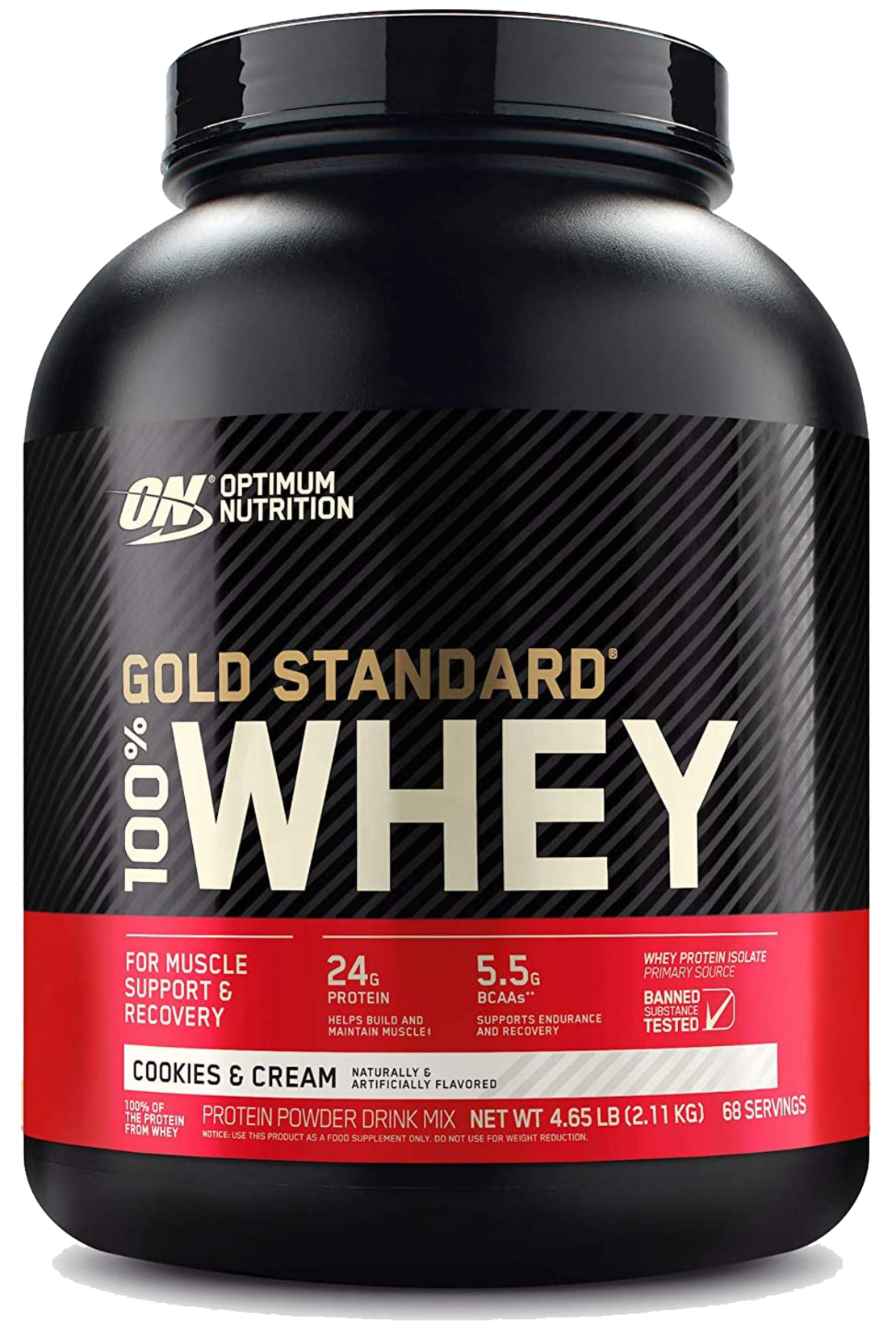 Optimum Nutrition אבקת חלבון 2.27 ק