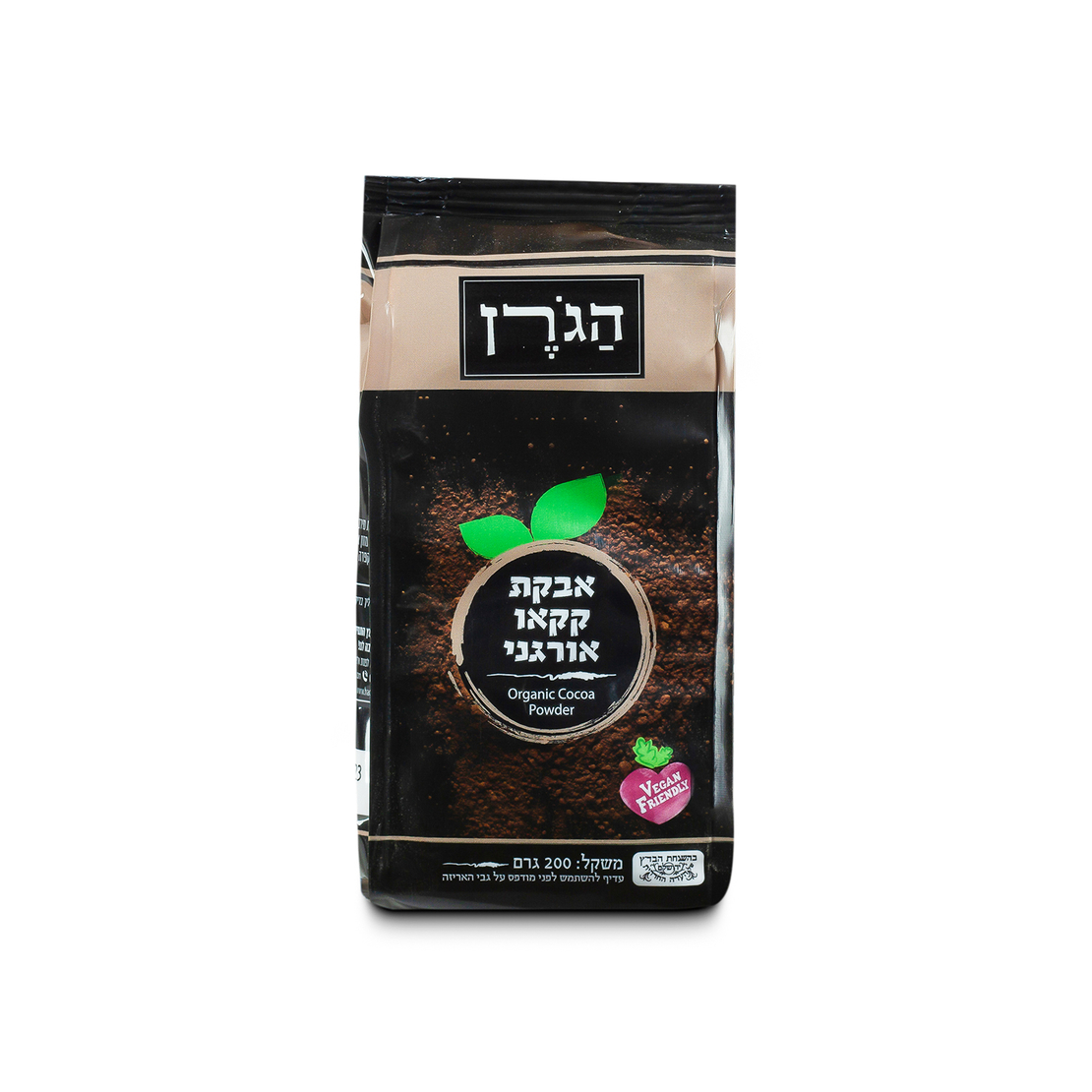 הגרן - אבקת קקאו אורגני | בד''ץ ירושלים העדה החרדית