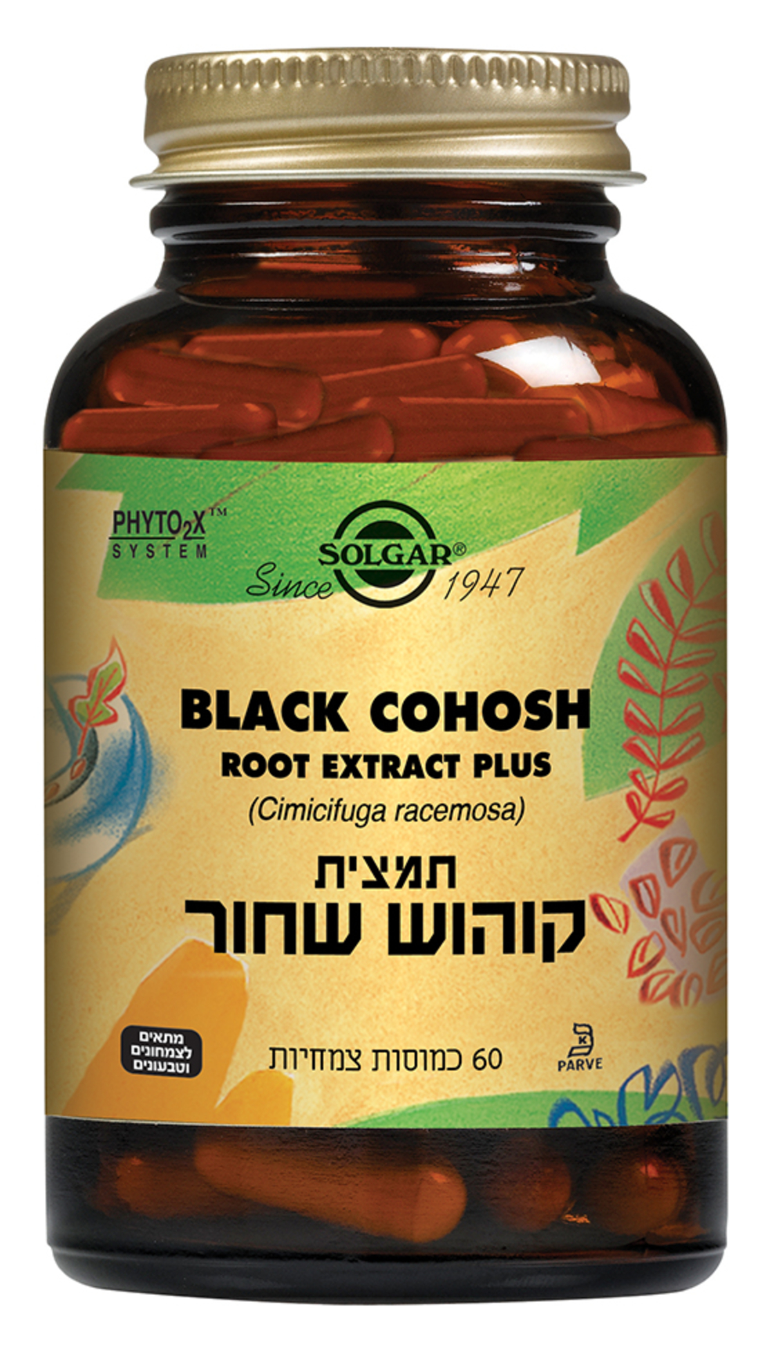 תמצית קוהוש שחור 60 כמוסות