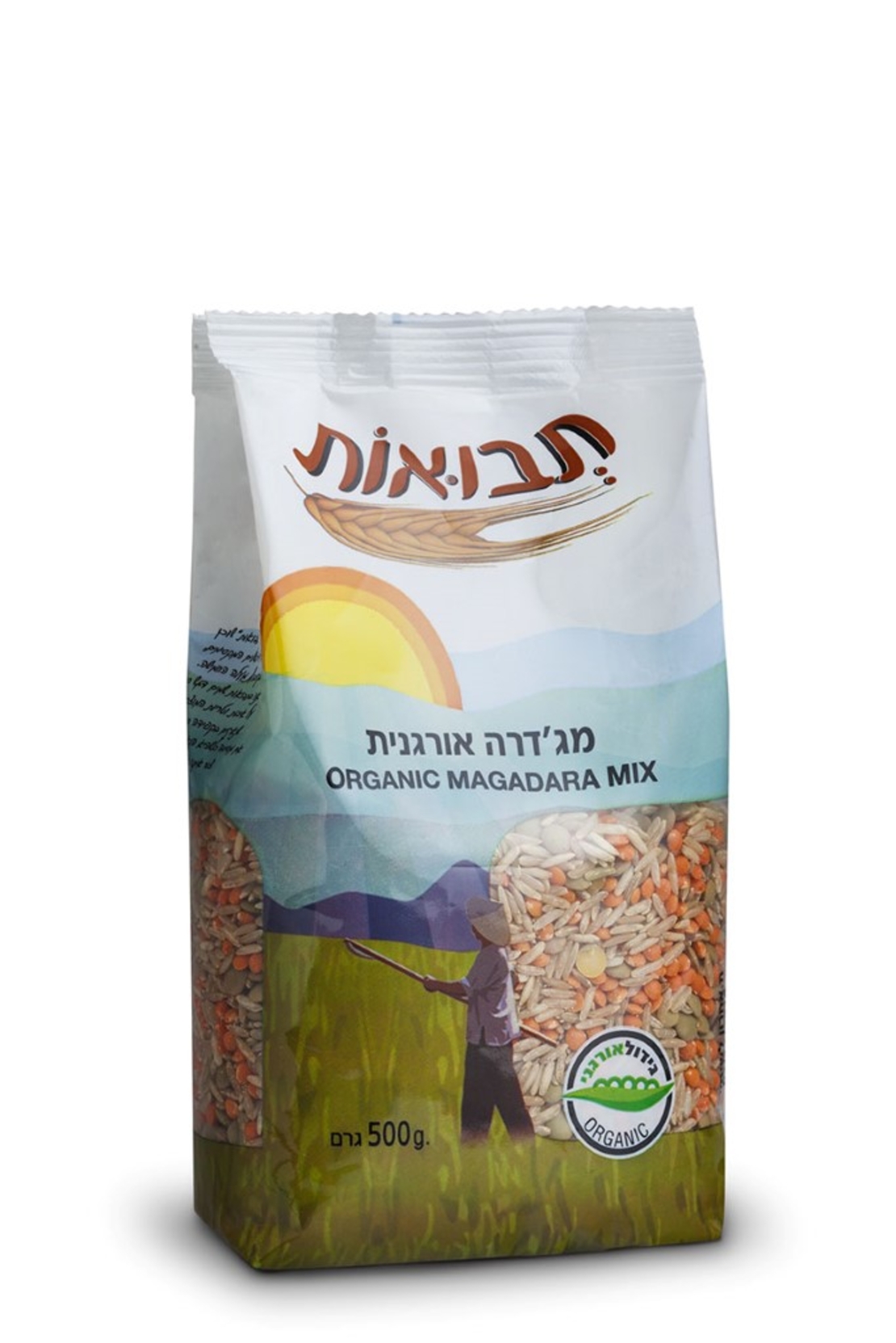 מג’דרה אורגנית