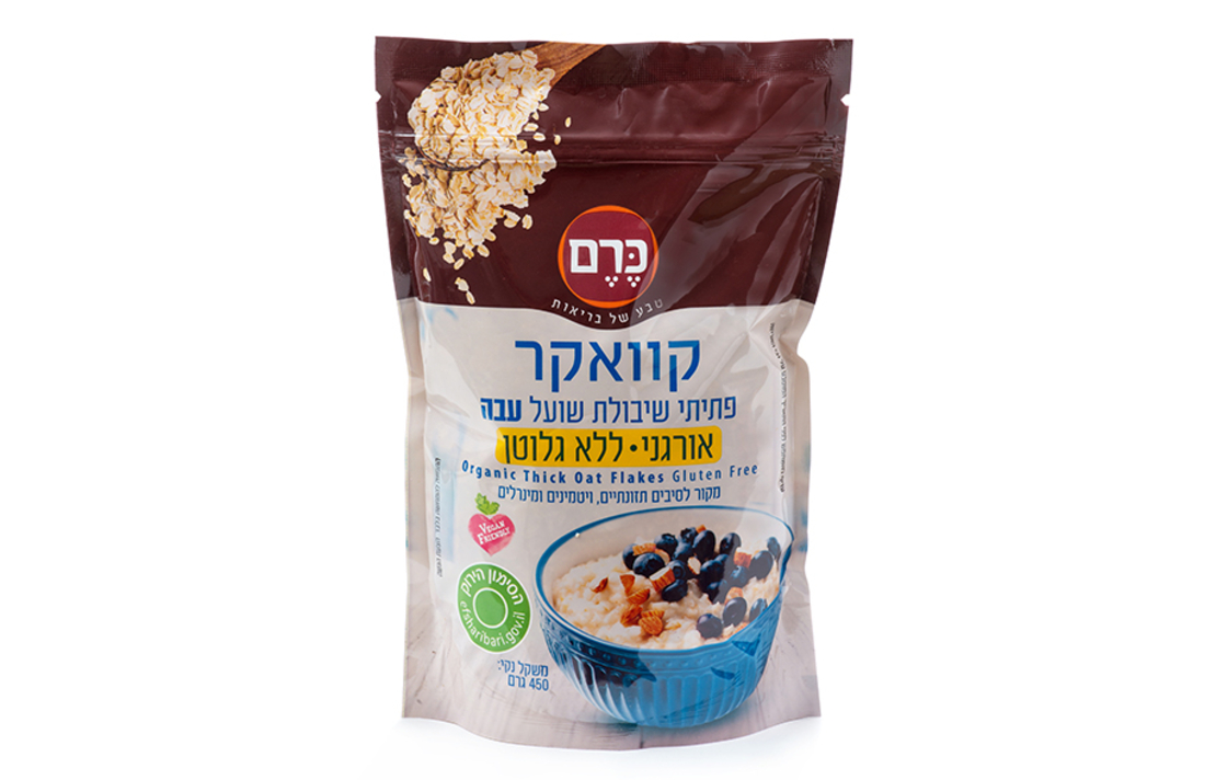 קוואקר עבה ללא גלוטן כרם