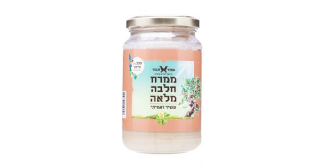 ממרח חלבה מלאה שקד תבור