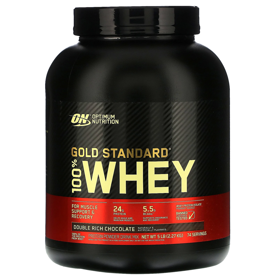 Optimum Nutrition אבקת חלבון 2.27 ק
