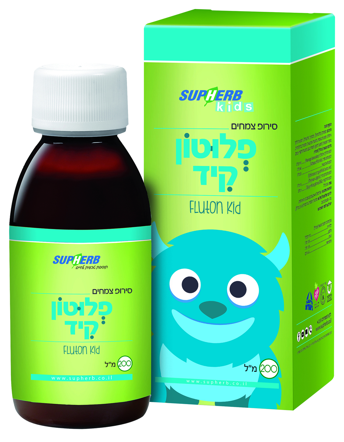 סירופ פלוטון קיד 200 מ