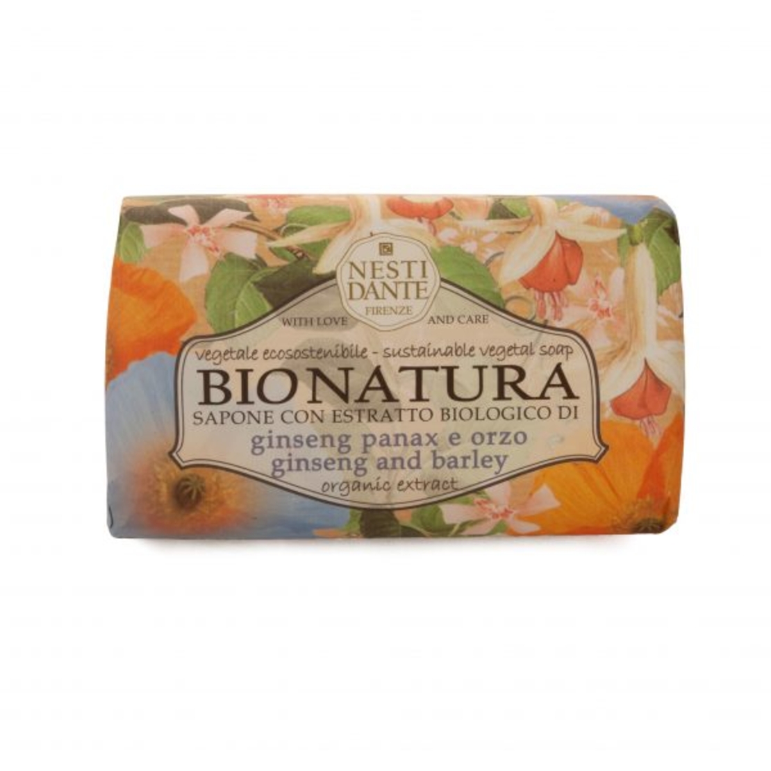 סבון bio natura - ג'ינסנג ושעורה אורגנית
