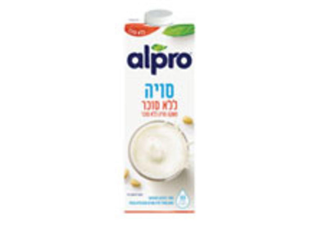 אלפרו משקה סויה ללא סוכר