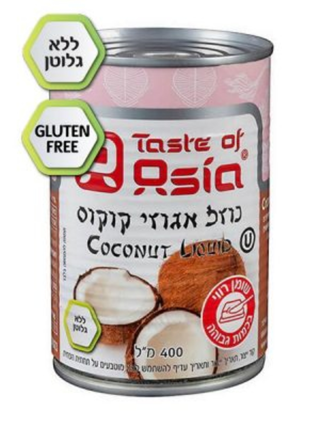 נוזל קוקוס ללא גלוטן 400 מ