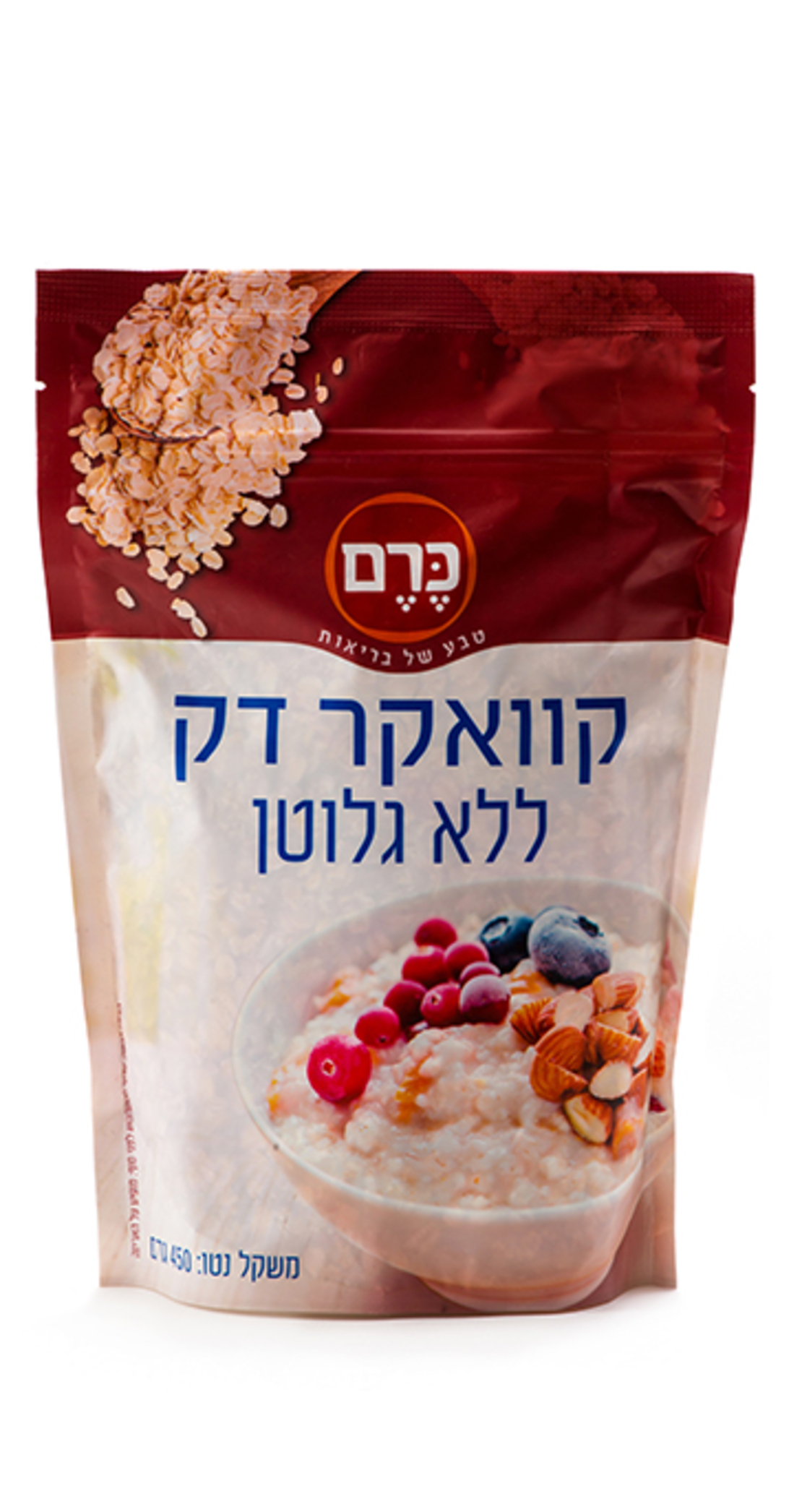 קוואקר דק ללא גלוטן כרם