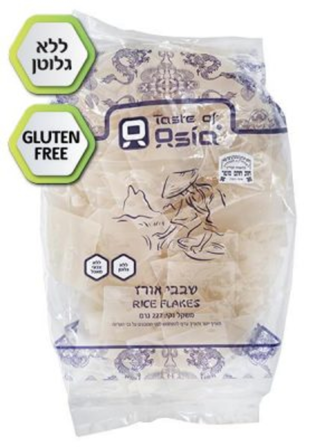 שבבי אורז ללא גלוטן 227 גרם אסיה