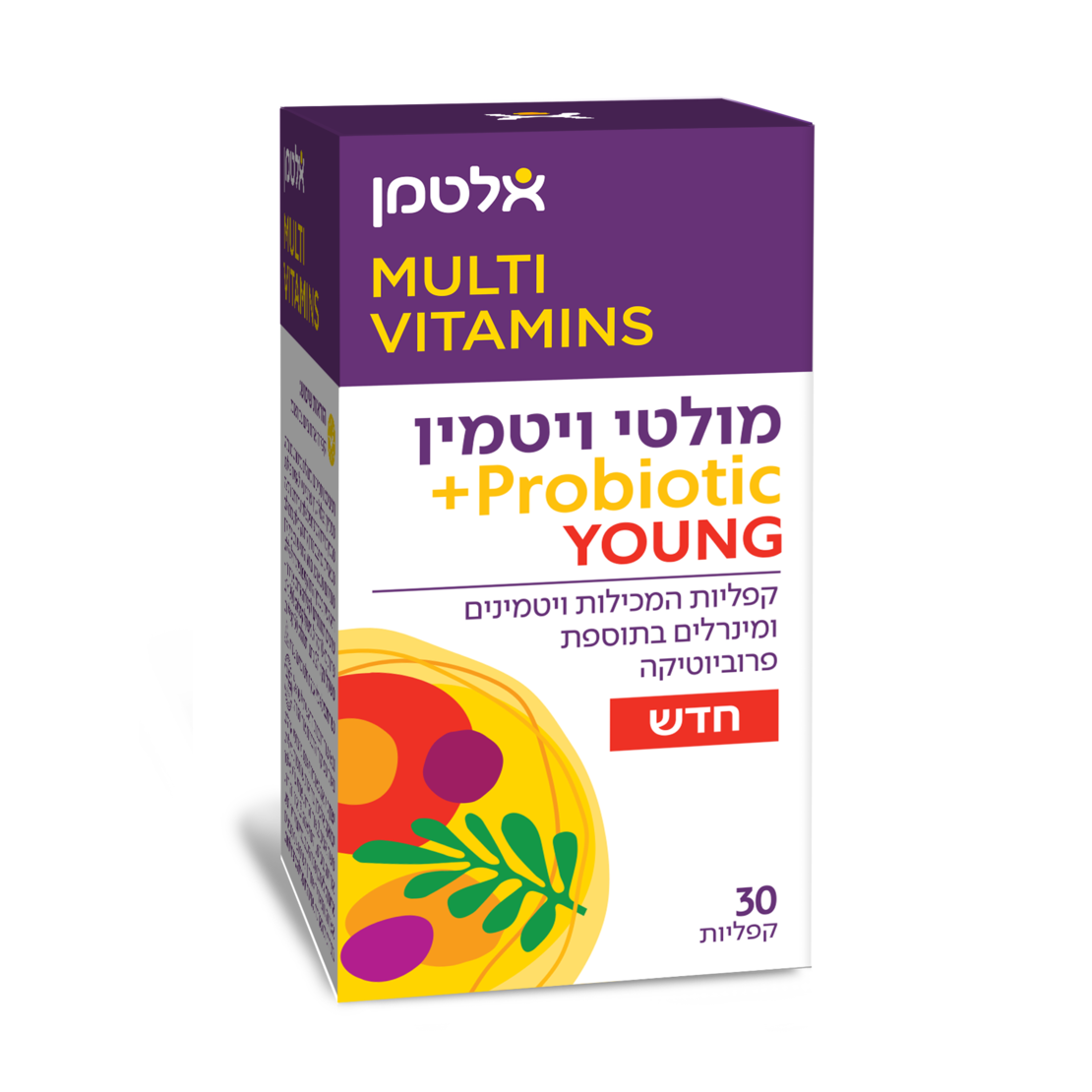 מולטי ויטמין + Probiotic   לנוער