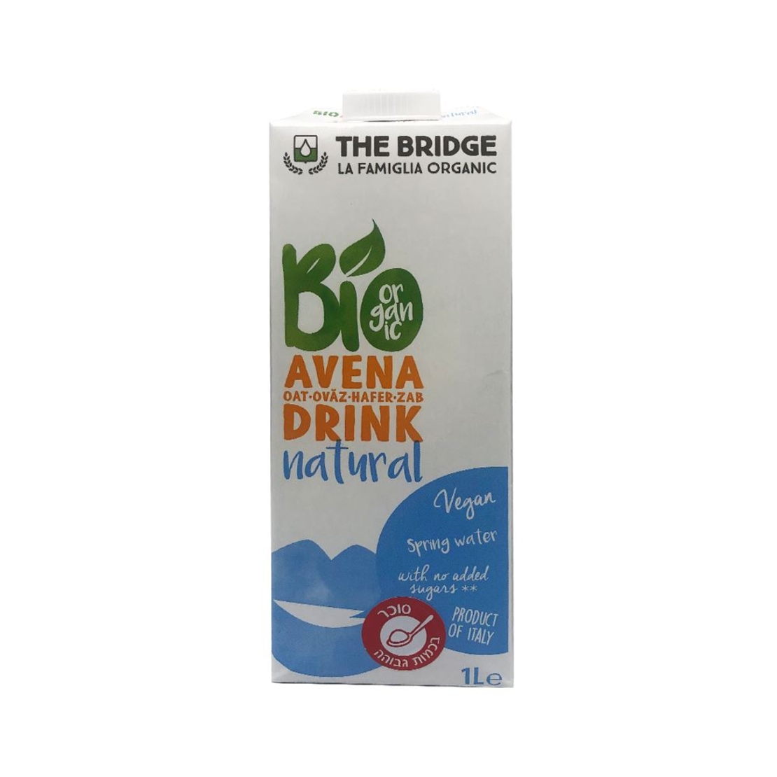 משקה שיבולת שועל ללא תוספת סוכר the bridge