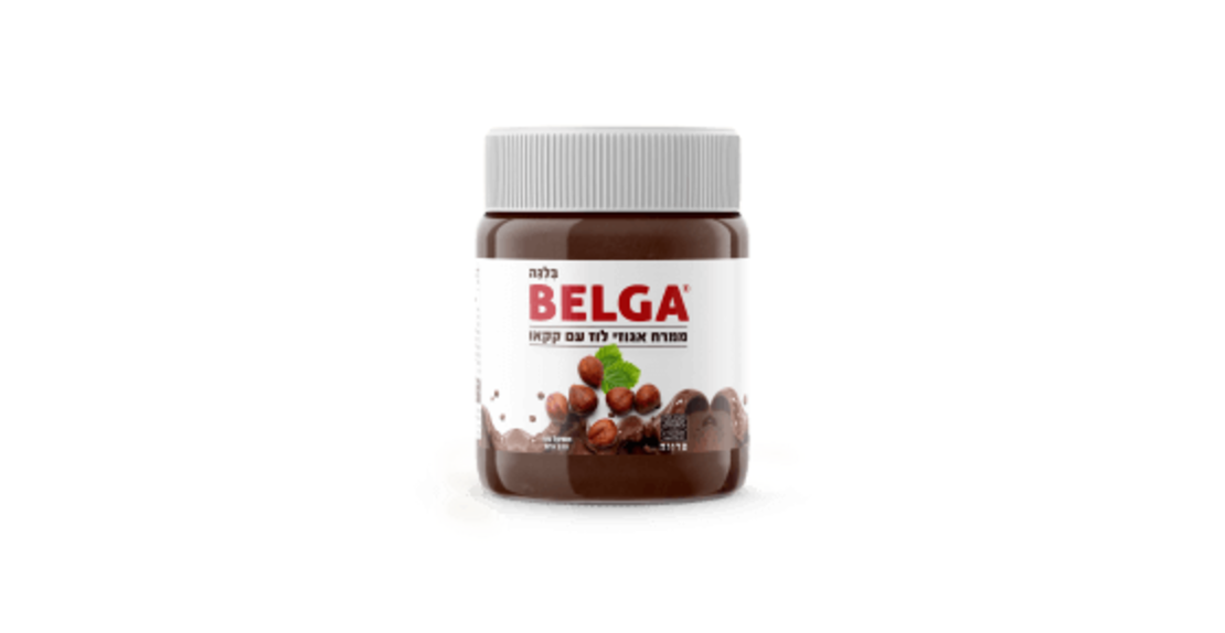 belga ממרח אגוזי לוז עם שוקולד