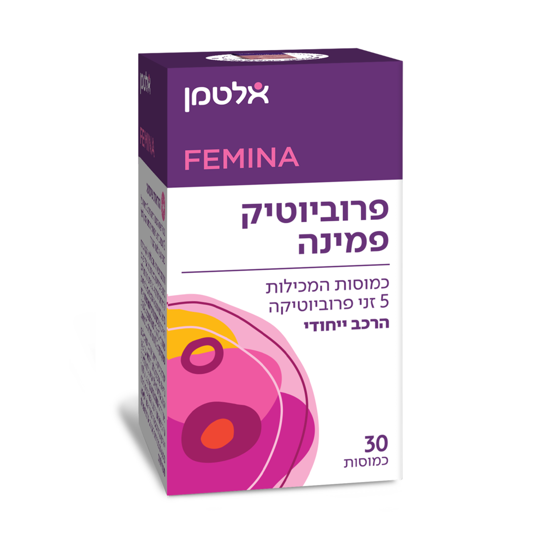 פרוביוטיק פמינה - 30 כמוסות