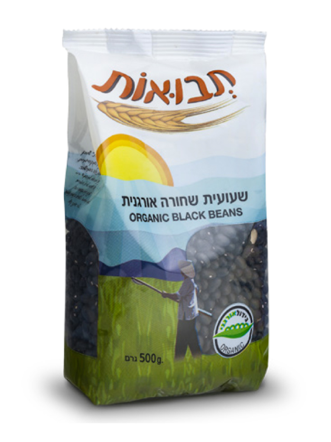 שעועית שחורה אורגני