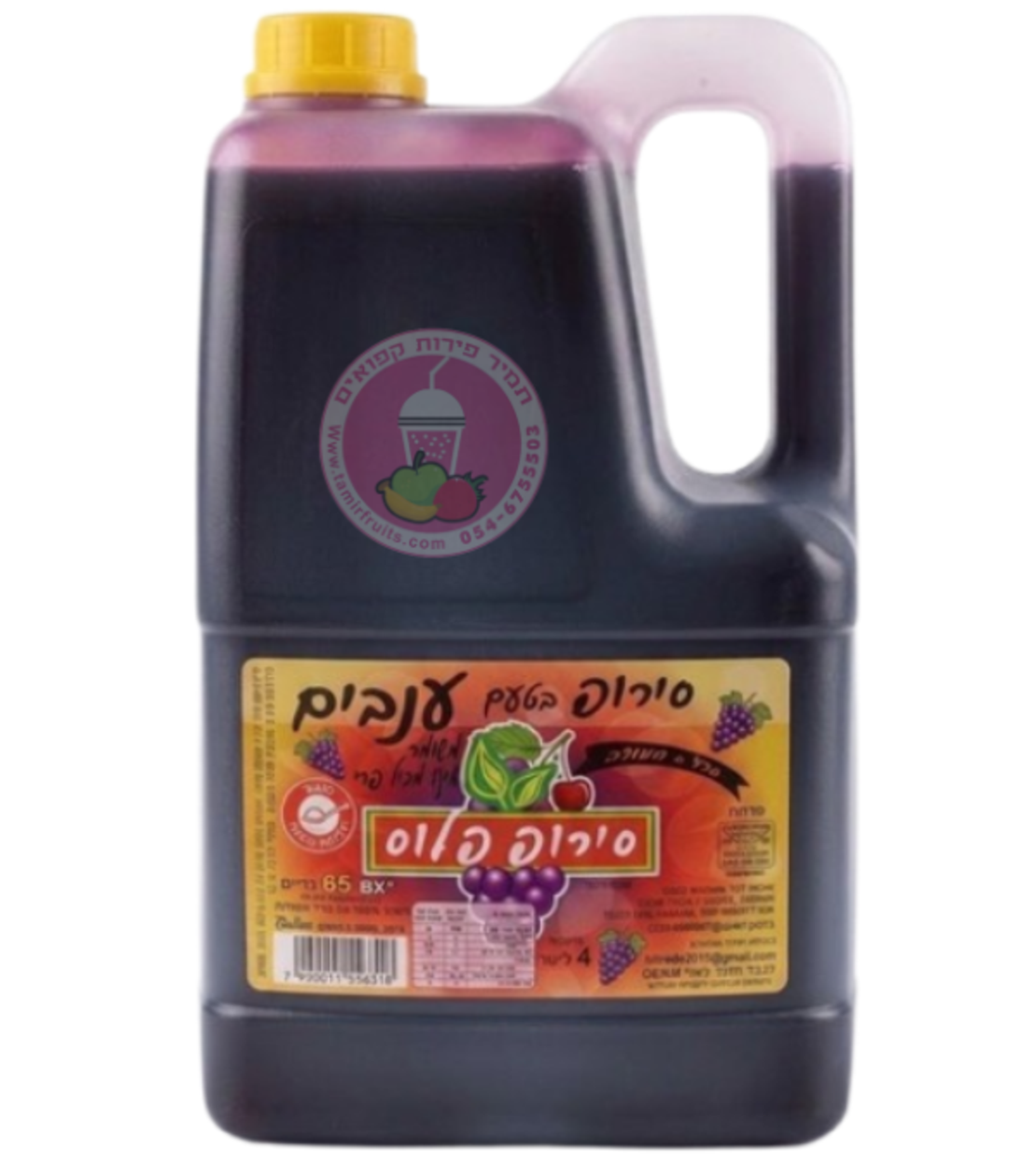 סירופ לברד בטעם ענבים - 4 ליטר