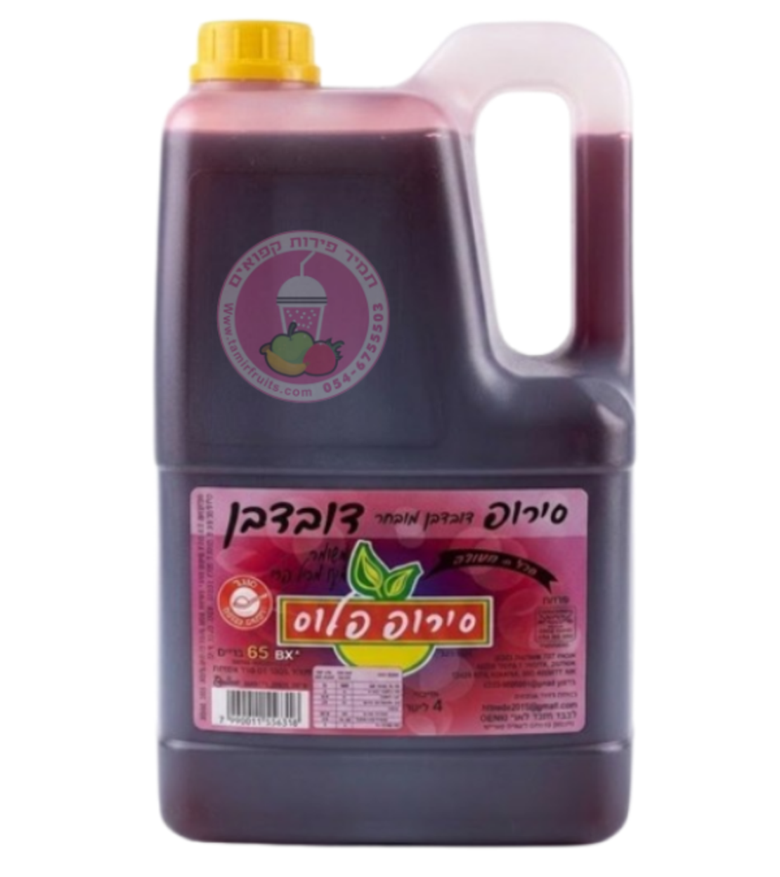 סירופ לברד בטעם דובדבן - 4 ליטר